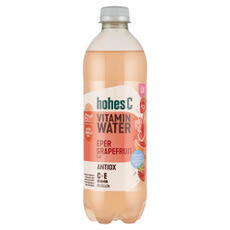 Hohes C Vitamin Water Antiox eper-grapefruit ízesítésű, gyümölcstartalmú szénsavas üdítőital - 0,5 l kisképe