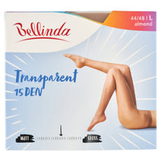 Bellinda Transparent 15 Den Almond L Harisnya - 1 db kisképe