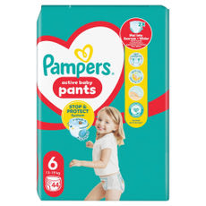 Pampers Active Baby Jumbo Pack bugyipelenka 13-19 kg, méret: 6 - 44 db kisképe
