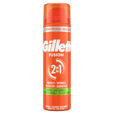 Gillette Fusion Skin Sensitive borotvazselé - 200 ml kisképe