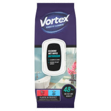 Vortex nedves törlőkendő fürdőszobához - 48 db kisképe