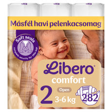 Libero Comfort Mega Pack nadrágpelenka, méret: 2, 3-6 kg - 282 db kisképe