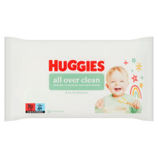 Huggies All Over Clean nedves törlőkendő - 56 db kisképe