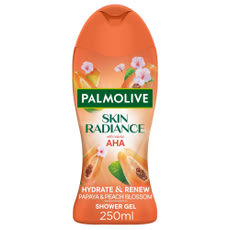 Palmolive Skin Radiance Papaya & Peach tusfürdő AHA savval - 250 ml kisképe