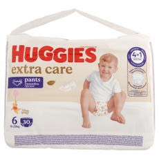 Huggies Extra Care Pants 6 bugyipelenka 15-25 kg - 32 db kisképe