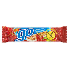 Fit Go ribizlis ízű gluténmentes müzliszelet joghurtos bevonattal - 23 g kisképe
