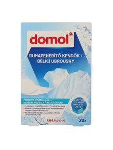 Domol fehérítő mosókendő - 20 db kisképe