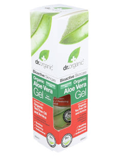 Dr. Organic Bio Aloe vera gél teafával - 200 ml kisképe