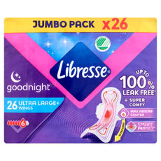 Libresse Ultra Large+ éjszakai egészségügyi betét - 26 db kisképe