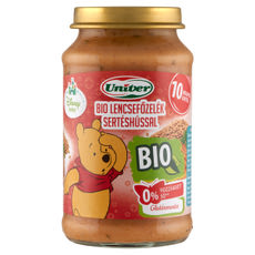 Univer Bébiétel Lencsefőzelék Sertéshús Ízesítéssel 10 Hónapos Kortól - 220 g kisképe