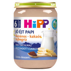 Hipp tejbegríz banán - kakaó 6 hónapos kortól - 190 g kisképe