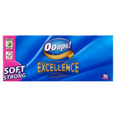 Ooops! Excellence Sensitive papír zsebkendő 3 rétegű - 90 db kisképe