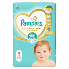 Pampers Premium Care pelenka 9-14 kg, méret: 4 - 68 db kisképe