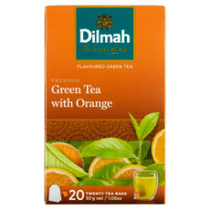 Dilmah zöld tea narancs és grépfrút aromával - 30 g kisképe