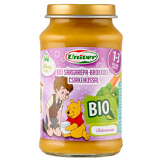 Univer Bébiétel Junior Sárgarépa Brokkoli Csirkehússal 1-3 Éves korig - 220 g kisképe