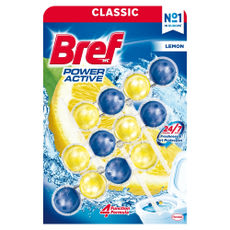Bref Power Aktiv WC illatosító citrom illattal (3x50 g) - 150 g kisképe
