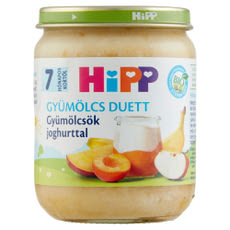 Hipp joghurt gyümölcsökkel 7 hónapos kortól - 160 g kisképe