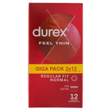 Durex Feel Thin óvszer - 2x12 db kisképe