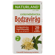 Naturland Bodzavirág tea extra filteres - 20x1,5 g kisképe