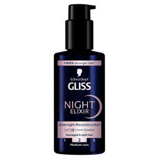 Gliss éjszakai hajpakolás sérült és töredezett hajra - 100 ml kisképe