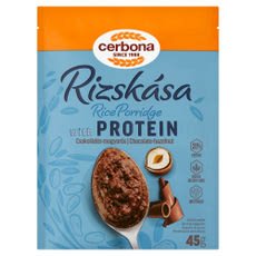 Cerbona fehérjében gazdag csokoládés-mogyorós rizskása - 45 g kisképe
