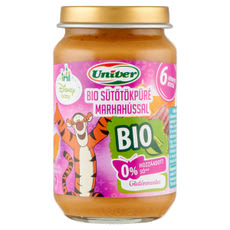 Univer Bébiétel Sütőtökpüré Marhahús Ízesítéssel 6 Hónapos Kortól - 163 g kisképe