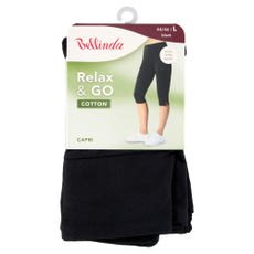 Bellinda Cotton Capri nadrág L-es méret /fekete - 1 db kisképe