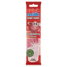 Quick Milk szívószál eper izű - 30 g kisképe