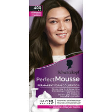 Schwarzkopf Perfect Mousse hab állagú hajfesték 400 jeges espresso - 1 db kisképe