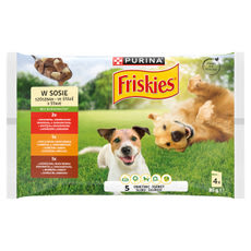 Friskies Adult szószos alutasak kutyáknak 4x85g - 340 g kisképe