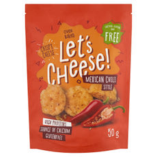 Let's Cheese Mexican sajt snack chili ízesítéssel - 50 g kisképe