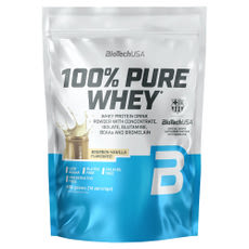 BioTechUSA 100% Pure Whey bourbon vanília ízű fehérjepor - 400 g kisképe