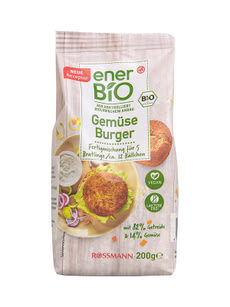 Ener-bio bio zöldségfasirt alappor - 200 g kisképe