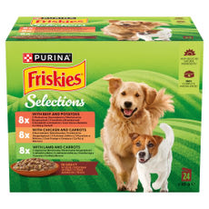 Friskies állateledel kutyáknak marhával, csirkével és báránnyal 24 x 85 g - 2040 g kisképe