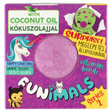 Funimals fürdőgolyó meglepetéssel /lila szőlő - 100 g kisképe