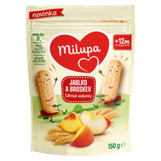 Milupa alma-barack ízű keksz - 150 g kisképe