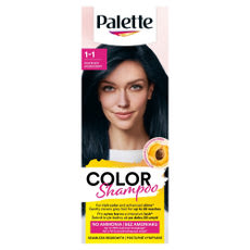 Schwarzkopf Palette Color Shampoo kímélő tartós hajszínező 1-1 kékesfekete - 1 db kisképe