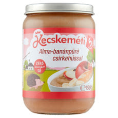 Kecskeméti bébiétel almával, banánpürével és csirkehússal 5 hónapos kortól - 190 g kisképe