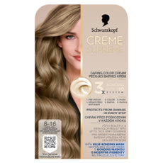 Schwarzkopf Creme Supreme tartós hajfesték 8-16 hűvös hamvas világosszőke - 1 db kisképe