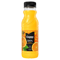 Cappy 100% narancslé gyümölcshússal - 330 ml kisképe