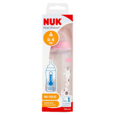 Nuk First Choice+ cumisüveg hőmérővel 300 ml 0-6 hónapos korig - 1 db kisképe