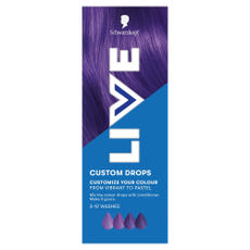 Schwarzkopf Live Drops hajszínező Orchidea lila - 30 ml kisképe