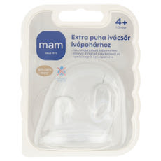 Mam aszimmetrikus extra puha ivócsőr 4 hónapos kortól - 2 db kisképe