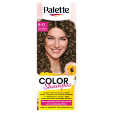 Schwarzkopf Palette Color Shampoo kímélő tartós hajszínező 6-0 világosbarna - 1 db kisképe