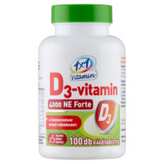 1x1 vitamin D3 4000 Ne forte rágótabletta - 100 db kisképe