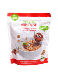 Freche Freunde Bio reggeli almás müzli karika - 125 g kisképe