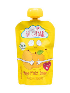 Fruchtbar Bio joghurt mangó - őszibarack - banán 6 hónapos kortól - 100 g kisképe