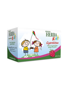 Herba Kids Málna ízű gyümölcstea gyógynövényekkel - 40 g kisképe