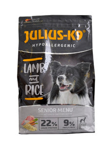 Julius-k9 Highpremium Senior hypoallergén állateledel kutyáknak báránnyal és rizzsel - 3 kg kisképe