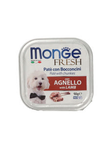 Monge alutál kutyáknak fresh falatkák bárány - 100 g kisképe